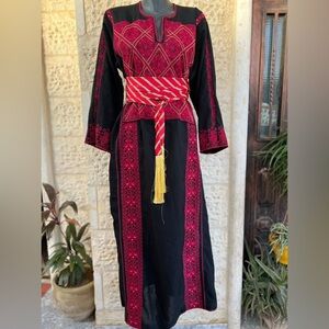 Palestinian hand embroidered thobe